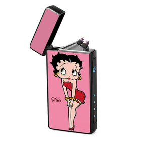 Lighter : Betty Boop - Hello (front, open lid)