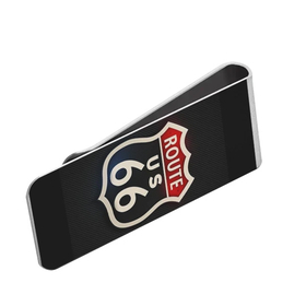 Money Clip (silver) : Route 66