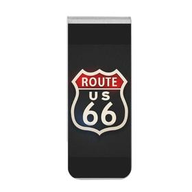 Money Clip (silver) : Route 66