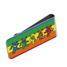 Money Clip (silver ) : Grateful Dead - Dancing Bears