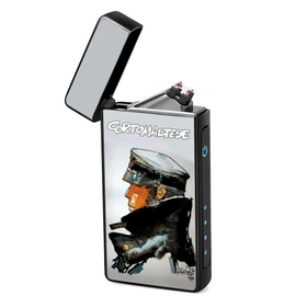 Lighter : Corto Maltese (front, open lid)