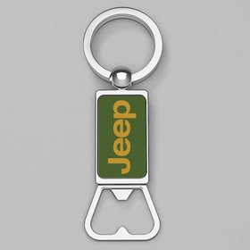 Bottle Opener Keychain : Jeep