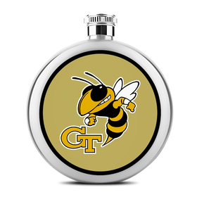 Liquor Hip Flask (5 oz) : Georgia Tech Yellow Jackets