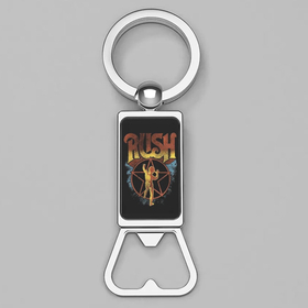 Bottle Opener Keychain : Rush - Starman