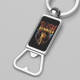 Bottle Opener Keychain : Rush - Starman