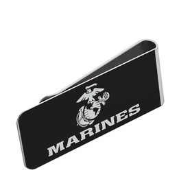 Money Clip (silver) : U.S. Marine Corps - Marines