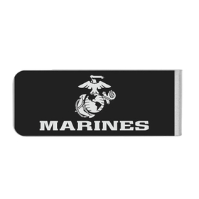 Money Clip (silver) : U.S. Marine Corps - Marines
