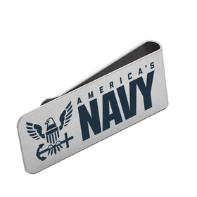 Money Clip (silver) : U.S. Navy