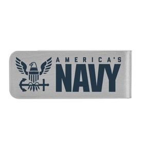 Money Clip (silver) : U.S. Navy