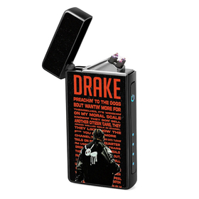 Lighter : Drake (front, open lid)