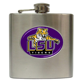 Liquor Hip Flask (6oz) : LSU Tigers