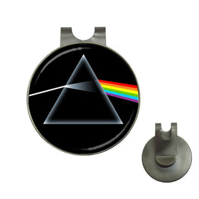 Golf Hat Clip with Ball Marker : Pink Floyd - Dark Side of the Moon