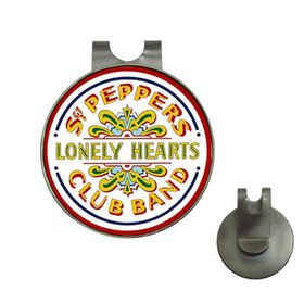 Golf Hat Clip with Ball Marker : Beatles - Sgt. Pepper's Lonely Hearts Club Band