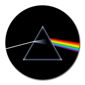 Mousepad (Round) : Pink Floyd - Dark Side of the Moon