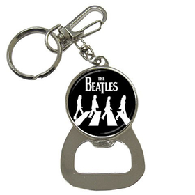 Bottle Opener Keychain : The Beatles - Abbey Road