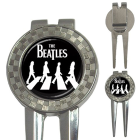 Golf Divot Repair Tool : Beatles - Abbey Road (black-white)