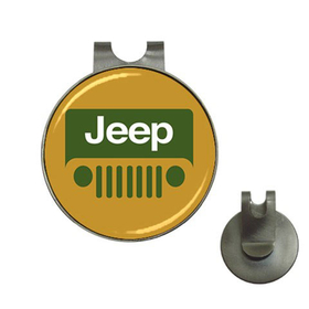 Golf Hat Clip with Ball Marker : Jeep