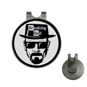 Golf Hat Clip with Ball Marker : Breaking Bad