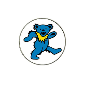 Golf Ball Marker : Grateful Dead - Dancing Bear (Blue-White)