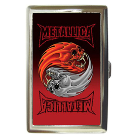 Cigarette Case : Metallica - Yin Yang Skulls
