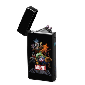 Lighter : Marvel Universe (front, open lid)
