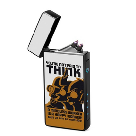 Lighter : Futurama - You're Not Paid To Think! (front, open lid)