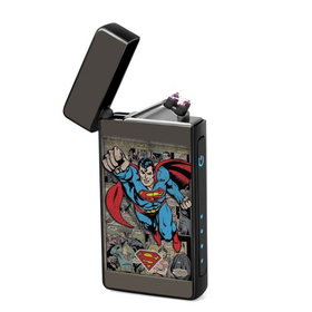 Lighter : Superman (front, open lid)