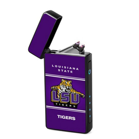 Lighter : LSU Tigers (front, open lid)
