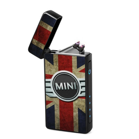 Lighter : Mini - Union Jack (front, open lid)