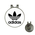 Golf Hat Clip with Ball Marker : Adidas (trefoil) - white-black