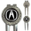 Golf Divot Repair Tool : Acura (black-white)