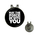 Golf Hat Clip with Ball Marker : May The Force Be With You (black-white)