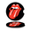 Ceramic Car Coasters : Rolling Stones - Tongue and Lips