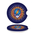 Ceramic Car Coasters : Grateful Dead - Steal Your Face - Flaming Sun