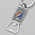 Bottle Opener Keychain : Grateful Dead - Aztec - Steal Your Face