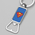 Bottle Opener Keychain : Superman Shield