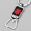 Bottle Opener Keychain : Red Hot Chili Peppers