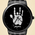 Black-Tone Watch : Jerry Garcia Handprint (zoom)