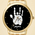 Gold-Tone Watch : Jerry Garcia Handprint (zoom)