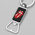 Bottle Opener Keychain : Rolling Stones - Tongue and Lips
