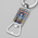 Bottle Opener Keychain : Grateful Dead - Skull & Roses