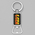 Bottle Opener Keychain : Kiss