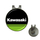 Golf Hat Clip with Ball Marker : Kawasaki