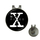 Golf Hat Clip with Ball Marker : X-Files (black-white)